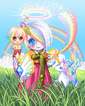 Pastel Rainbow Angelic Warrior