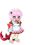 Cute blushing candy maid 