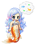 Mermaid want fish