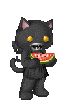 Evil CoCo Eating Watermelon