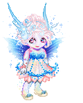 baby blue and pink fairy