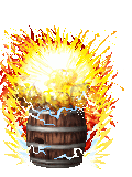 Exploding barrel