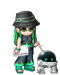 Hip computer girl