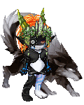 Midna and wolf Link [LoZ:TP]