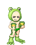 frog man with fro