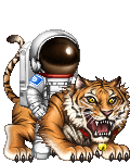 astronant on tiger