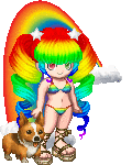 rainbow girlie