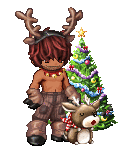 Reindeer  by the tree
