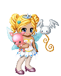 Fairy with piggy 