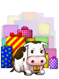 christmas cow