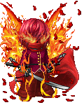 Burning Red Fire