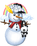 the happy snowman