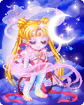 Sailor Moon mid-transformation