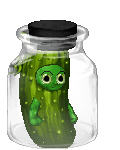 Pickel in a jar